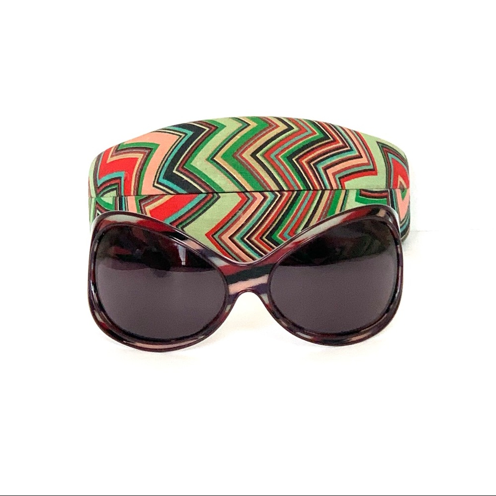 Oversized pink tinted Sunglasses